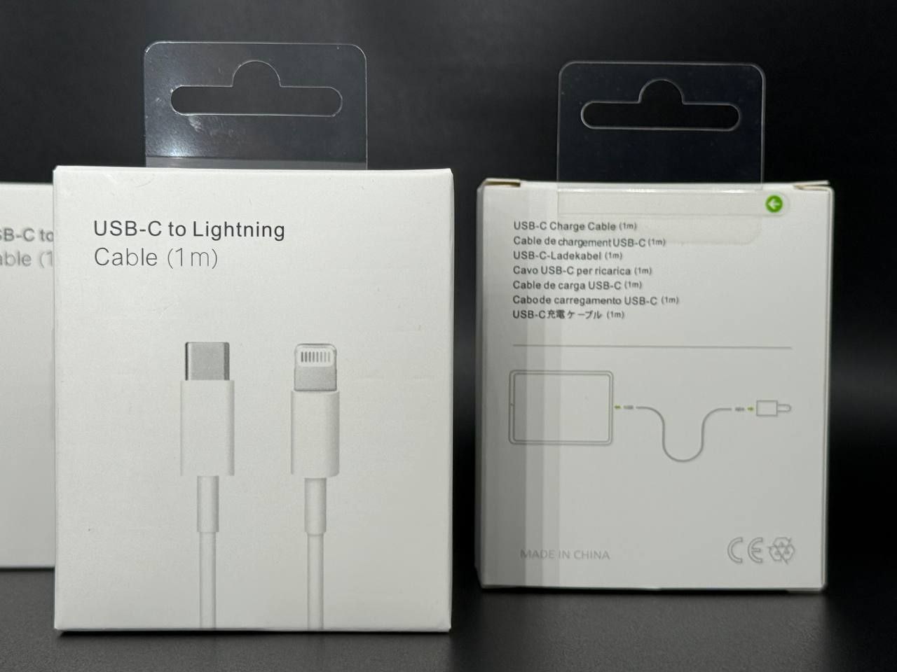 کابل تبدیل تایپ سی به لایتنینگ اپل طول 1 متر اصل چین