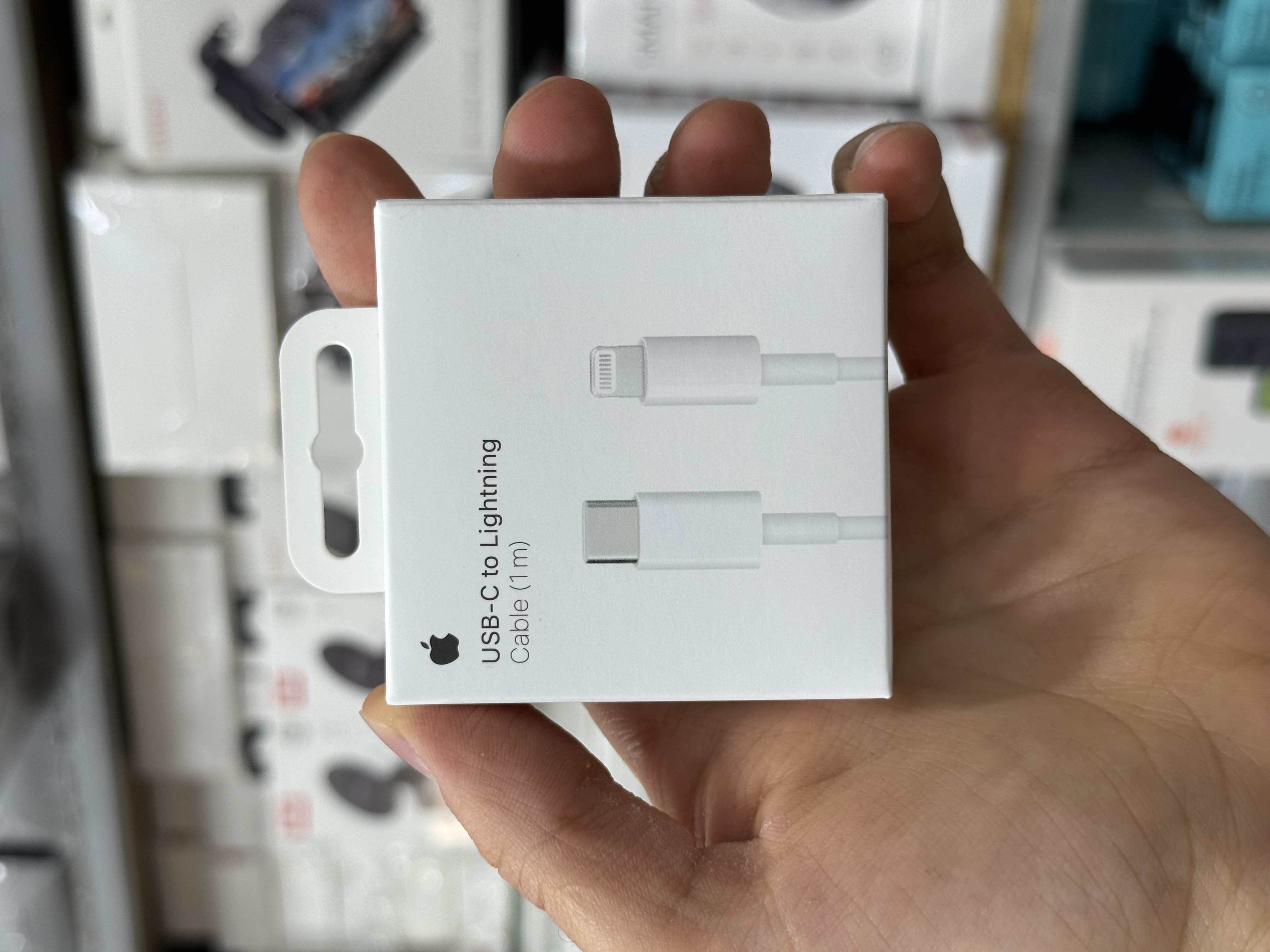 کابل تبدیل تایپ سی به لایتنینگ طول 1 متر اورجینال اپل